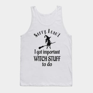 Halloween Witch Women Funny Sayings Gift Tank Top